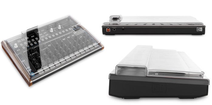 Fonkelnieuwe stofkappen van Decksavers: Pioneer DDJ-RZX, Native Instruments Maschine Jam of Komplete Kontrol S61, Roland TR-09, TB-03, Juno-DS61, Reloop RMX-80, RMX-60 en Arturia DrumBrute.