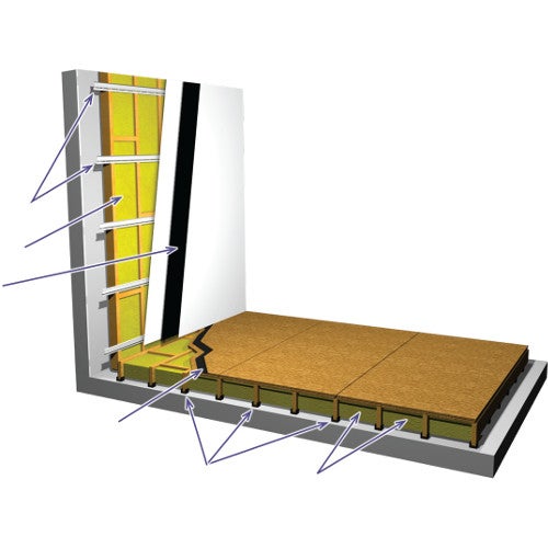 Kan ik met absorbers en diffusors mijn ruimte ook isoleren?